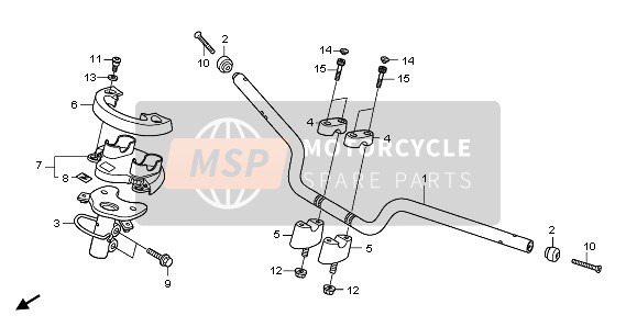 Honda NSS250S 2009 LENKER für ein 2009 Honda NSS250S